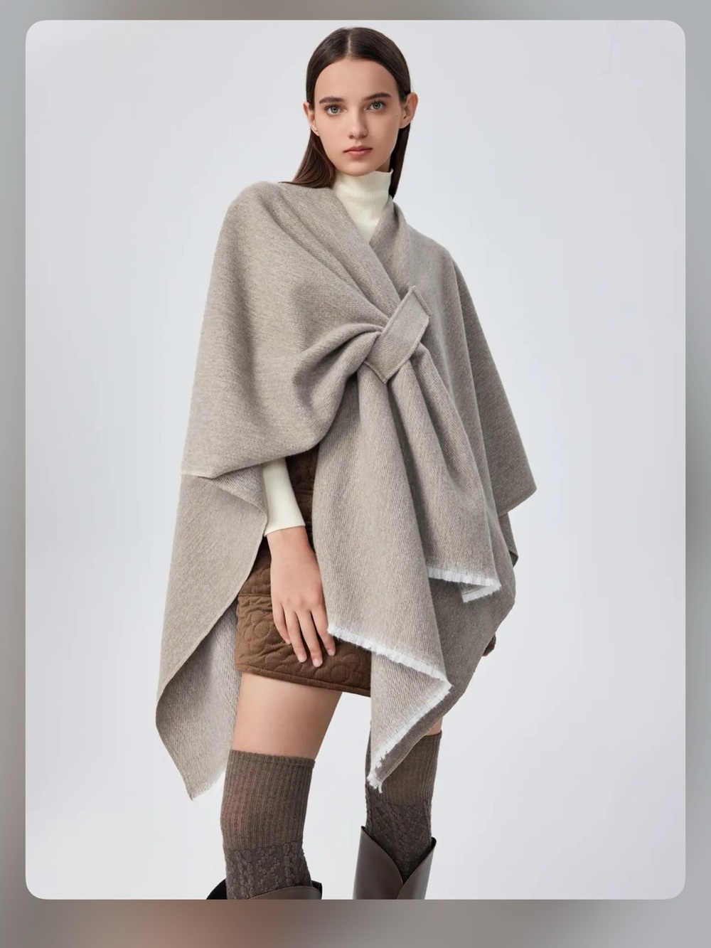 Cider WINTER WARM SHAWL ONE SIZE WC4-68